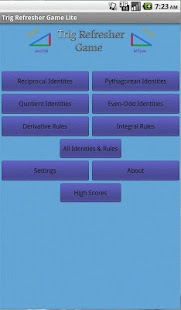 Trig Refresher Game Lite Screenshots 2
