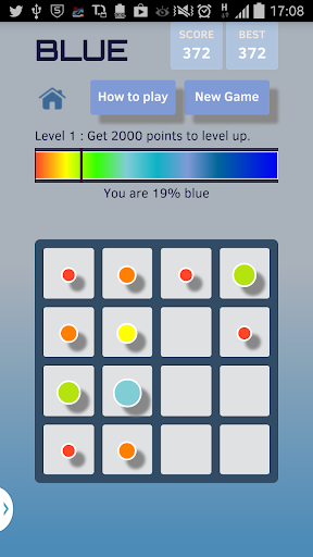 BLUE - Color 2048 Puzzle Game