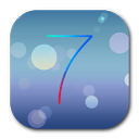 iOS 7 Theme Turbo Launcher mobile app icon