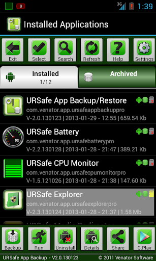 【免費生產應用App】URSafe App Backup/Restore PRO-APP點子