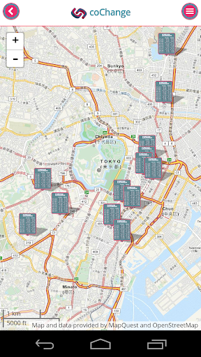 coChange : currencies near you