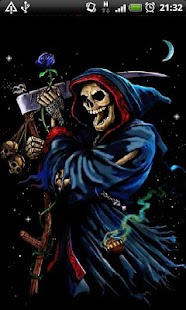 Download Blue Grim Reaper LWP APK for Android