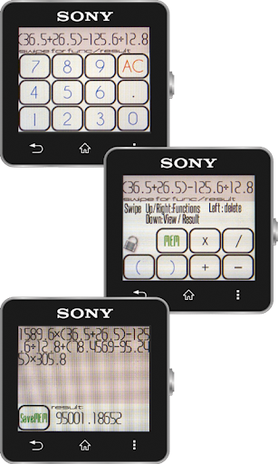 Calculator for SmartWatch2
