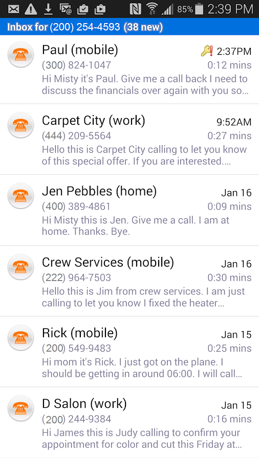 AT&T Voicemail Viewer Android Apps on Google Play