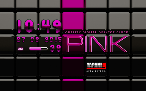 download เครื่องมือ  นาฬิกาสีดำสีชมพู free