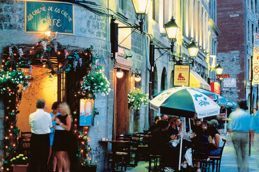 When in Montreal, get your Internet fix at a charming street cafe.