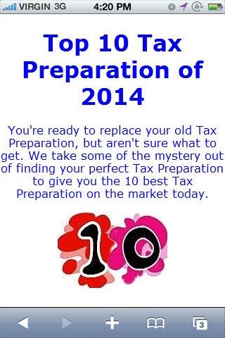 Tax Preparation Reviews