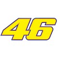 Valentino Rossi Clock logo