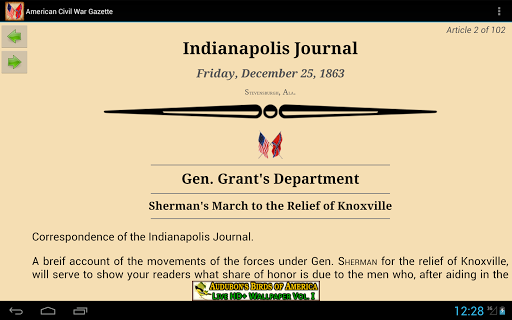 【免費教育App】1863 Dec Am Civil War Gazette-APP點子