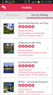 Bali Offline Guide Screen 2