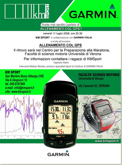 2008-07-11 kmday - Allenamento con il GPS