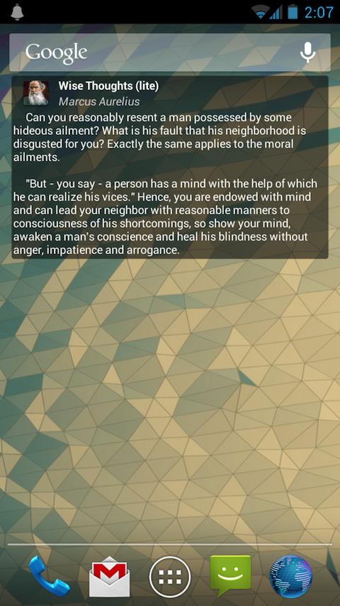 Wise Thoughts Screen 2