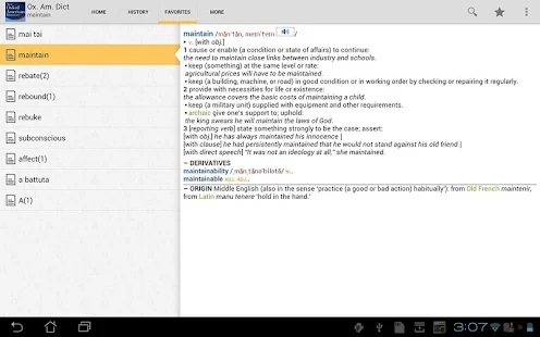 New Oxford American Dictionary - screenshot thumbnail