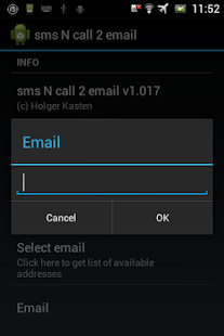Free Download sms N call 2 email APK for Android