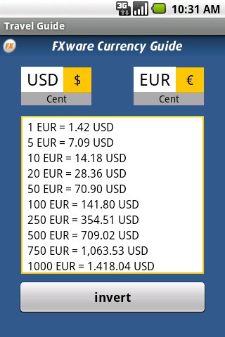 Currency Guide Screen 3