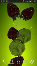 Strawberry juice LWP poster 5