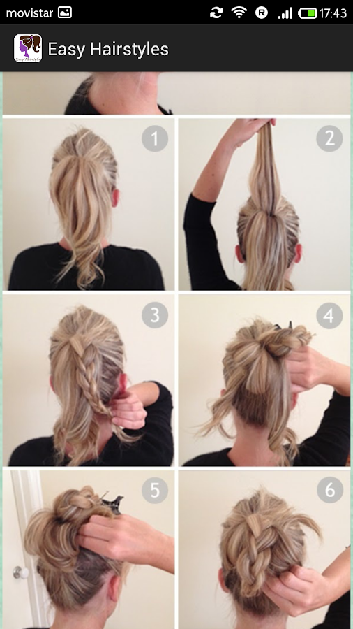 Easy Hairstyles(Step by Step) - Android Apps on Google Play