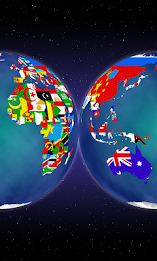 World Flag Globe LiveWallpaper poster 4