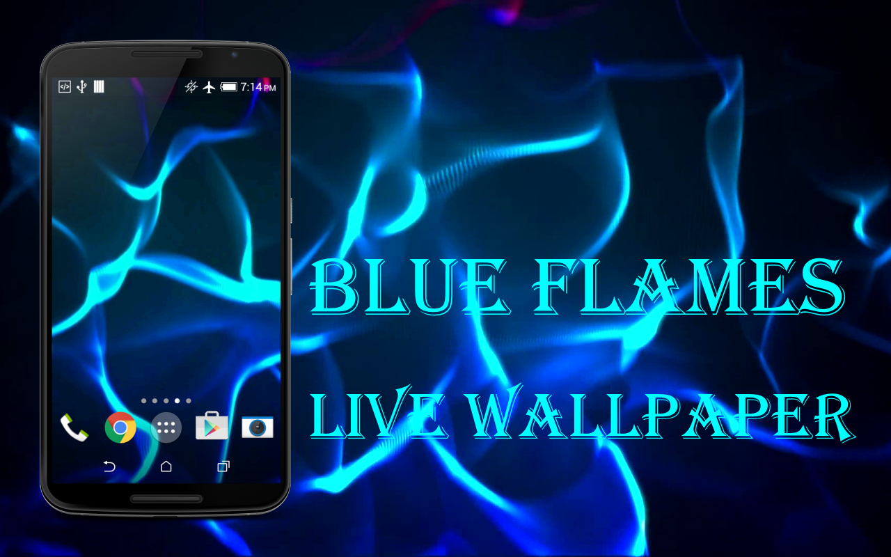 Blue Flames Live Wallpaper Android Apps on Google Play
