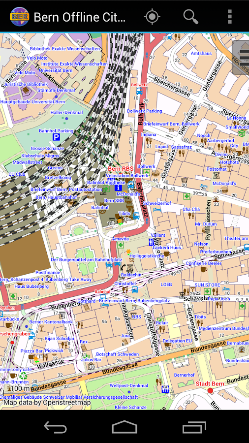 Map App Bern