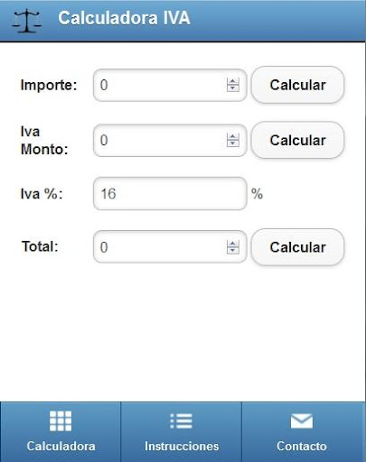 Calculadora IVA Mexico