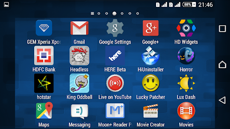 Texture Blue Xperien Theme poster 12