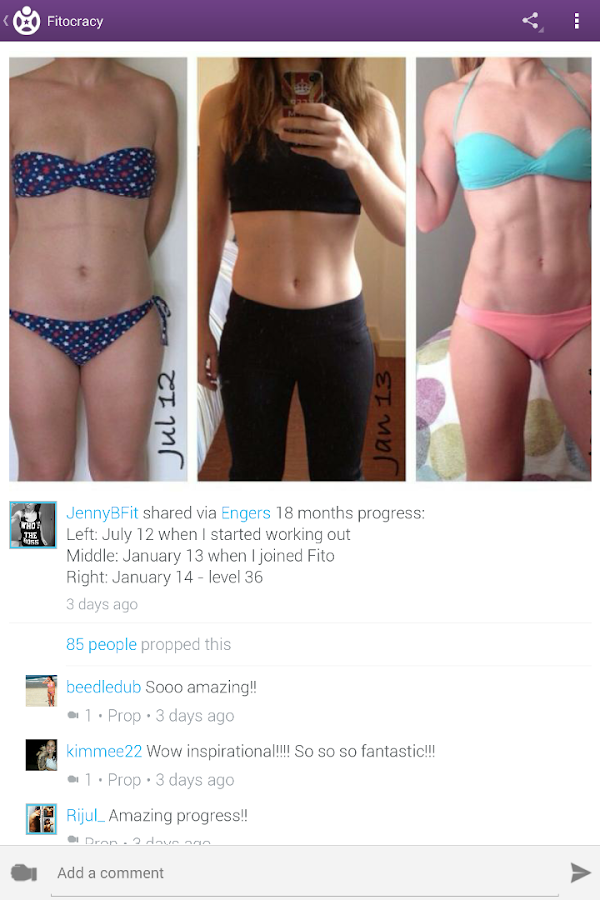    Fitocracy Workout Fitness Log- screenshot  