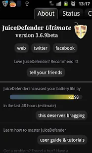 JuiceDefender - battery saver - screenshot thumbnail