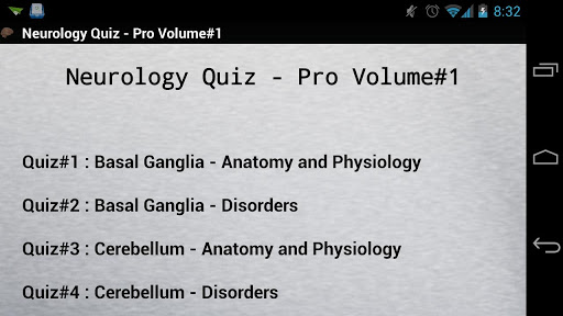 Neurology Quiz Pro Volume 1