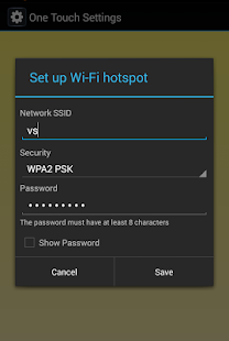 Free Download One Touch Settings APK