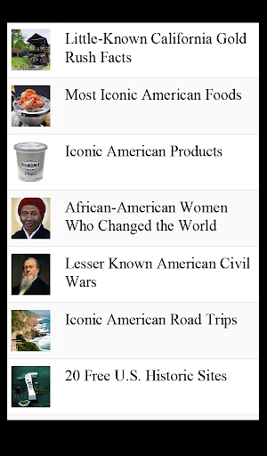 【免費書籍App】American History Lists (U.S.)-APP點子