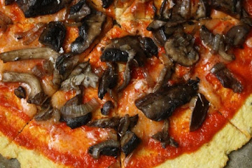 Wild Mushroom Pizza with Cauliflower Crust