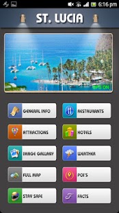St. Lucia Offline Map Guide - náhled
