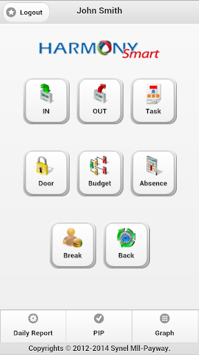 Synel Time Attendance App