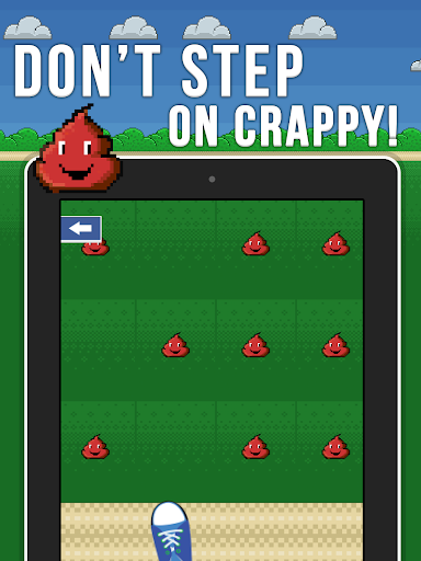 Dont Step on Crappy tippy tap