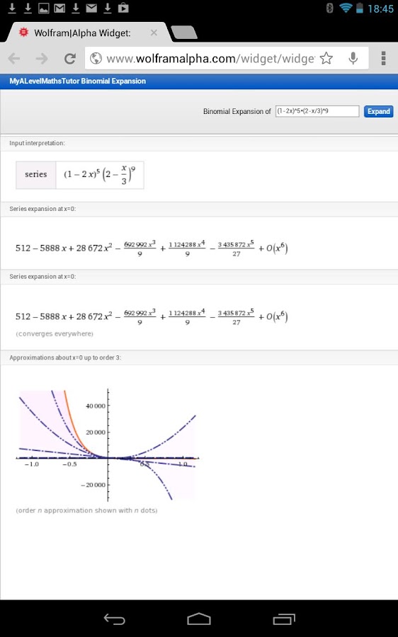 Binomial Expansion Calculator - Online Calculator