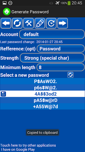 Passwords Numbers Generator