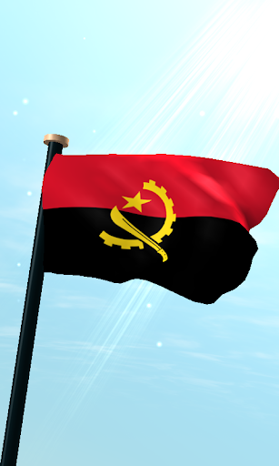 Angola Flag 3D Live Wallpaper