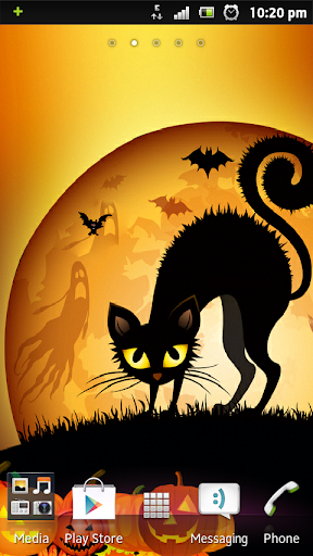 免費下載個人化APP|Halloween Cat Yin LWP app開箱文|APP開箱王