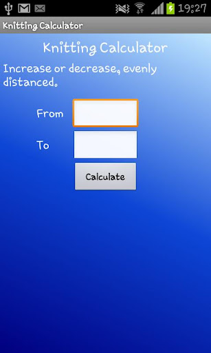 Knitting Calculator