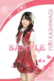 AKB48きせかえ(公式)柏木由紀ライブ壁紙-TP- Screenshots 1