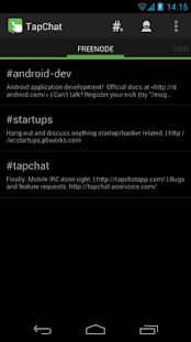 TapChat IRC Client - screenshot thumbnail