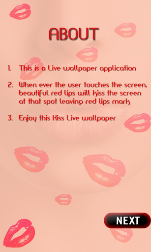 Kissing Lips Live wallpaper