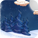 White Christmas Live Wall Lite icon