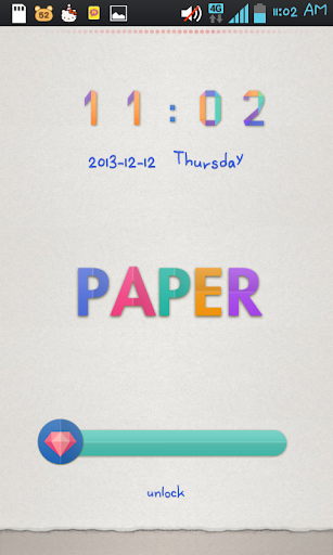 Paper go locker theme