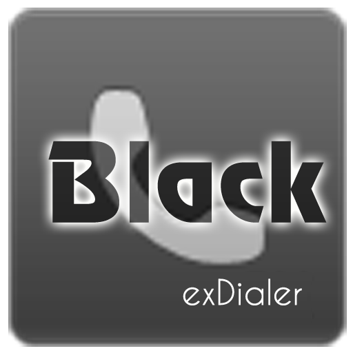 exDialer Theme - SSB Black 通訊 App LOGO-APP開箱王