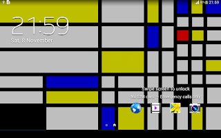 Mondrian Wallpaper Clock APK צילום מסך #5