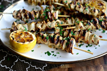 Grilled Chicken Shawarma Kebabs