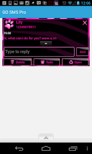 How to mod Zebra Stripe Theme for GO SMS lastet apk for android