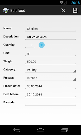 【免費生產應用App】FreezerAdmin 2,manage the food-APP點子